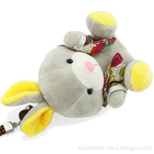Professional Manufacture Portable Multi-color Plush Rabbit 5,600mah Power Banks